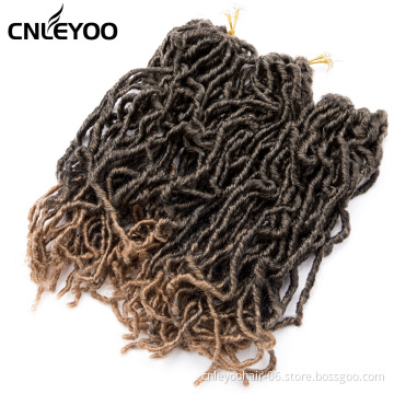 New artificial lock structure 10 inch low temperature fiber artificial gradient crochet hair braid